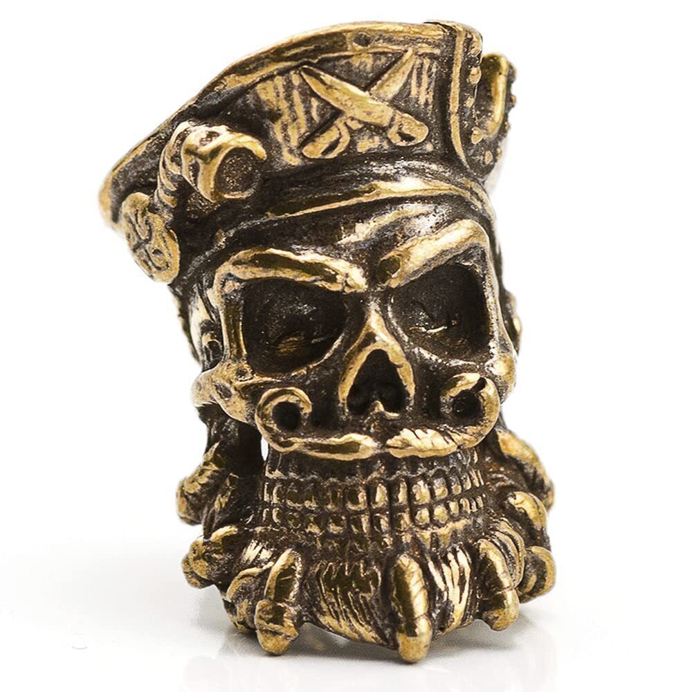 2444 Paracord Hand Made Beads- Antique Golden Accessory Charms for Pendant